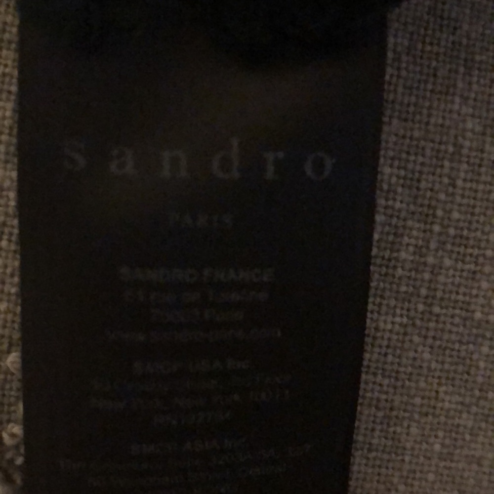 Sandro Paris lace Forest green dress sz 2 - Picture 8 of 9